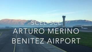 Approach &amp; Landing  Santiago de Chile Airbus 340-600 (cockpit view)1080p HD