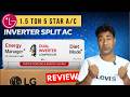 LG 1.5 Ton 5 Star Split Ac Review 2026 ! Best Air Conditioner with Dual Inverter, 6 in 1 Convertible