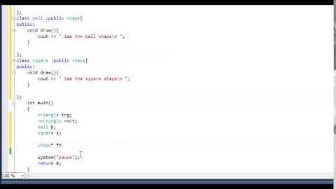 71 - example on polymorphism in c++
