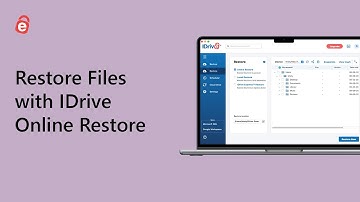 How to Restore Files/Folders from IDrive Cloud Account | IDrive Online Restore