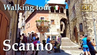 Scanno (Abruzzo), Italy【Walking Tour】History in Subtitles  4K