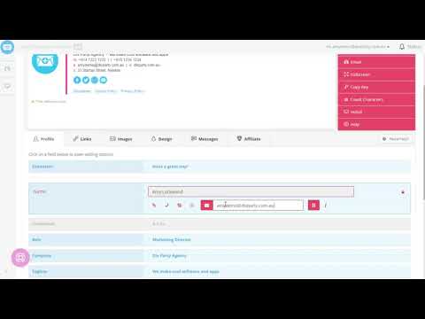 Add mailto link to a field