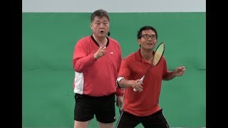 Badminton: Cousre 501-12 month SINGLES course-Month 1. Lesson 6. Footwork correction