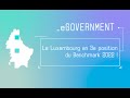 Le Luxembourg en 3e position du eGovernment Benchmark 2022