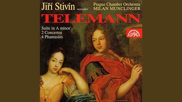 Suite in A minor for Recorder, Strings and Basso continuo - Ouverture