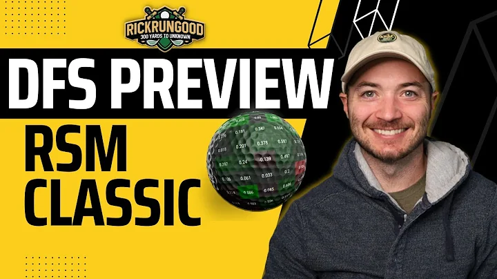 RSM Classic DFS Preview & Picks, Sleepers | Fantasy Golf & DraftKings 2023
