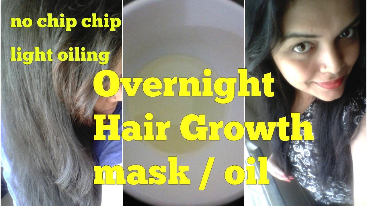 OVERNIGHT HAIR MASK for HAIR GROWTH, BEST EASY OVERNIGHT TREATMENT OIL in  HINDI, बाल बढ़ाने का तरीका - YouTube