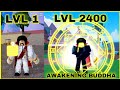 Becoming sengoku awakening the human buddha fruit in blox fruits