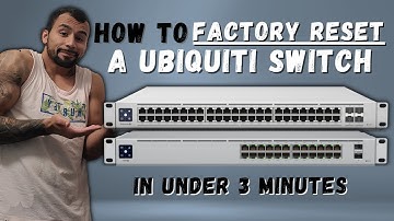 How to reset Ubiquiti Switch