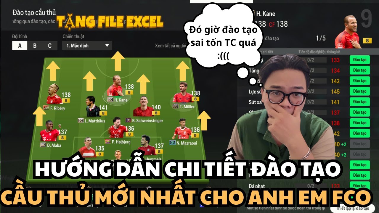 HƯỚNG DẪN ĐÀO TẠO CẦU THỦ CHI TIẾT DỄ HIỂU NHẤT FC ONLINE I TUI TEN CUONG