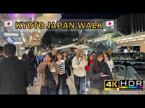 [4K] Kyoto Walk 🇯🇵/Shijo/Shin-Kyogoku/Kawaramachi/Japan/Walking