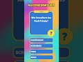 Allgemeinwissen schwer Quiz Nr 4