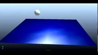 3D Bouncing Blue Ball