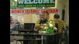 Aleem Dariday(Mansawe) Mimbalawag (Part 1) @ Cool Radio Islamic Seminar