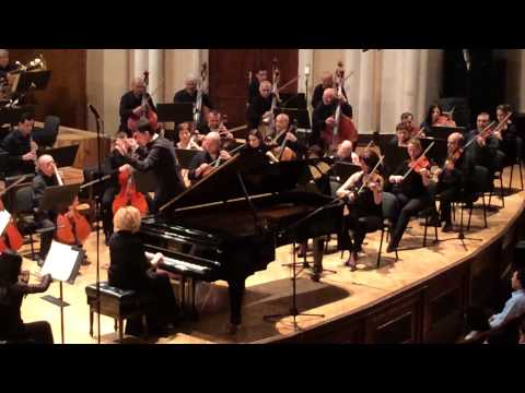 Dora Serviarian-Kuhn playing with the Armenian Philharmonic