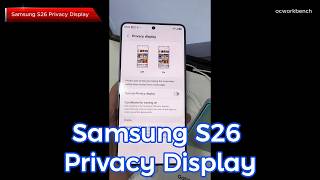 This is how the Samsung S26 Privacy Display works ? Do you need it ? #singapore #삼성 #samsungs26ultra screenshot 3
