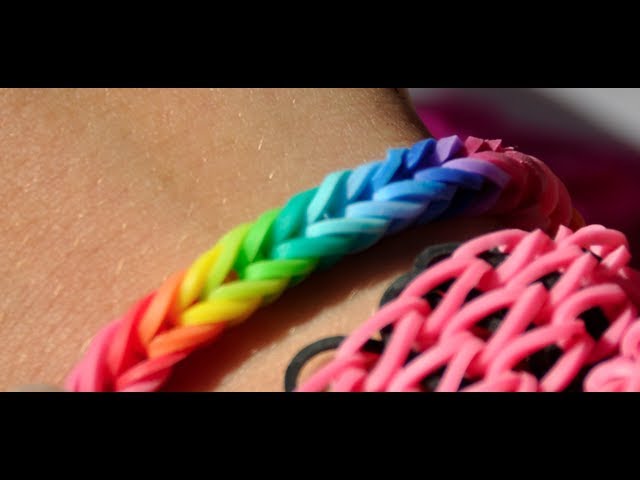 Pin by EmzDesignz on Rainbow Loom Bracelets - My Etsy Shop! | Fishtail loom  bracelet, Rainbow loom bracelets easy, Rainbow loom patterns