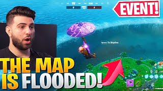 THE MAP IS FLOODED! INSANE FORTNITE SEASON EVENT! - Fortnite The Device Event Reaction