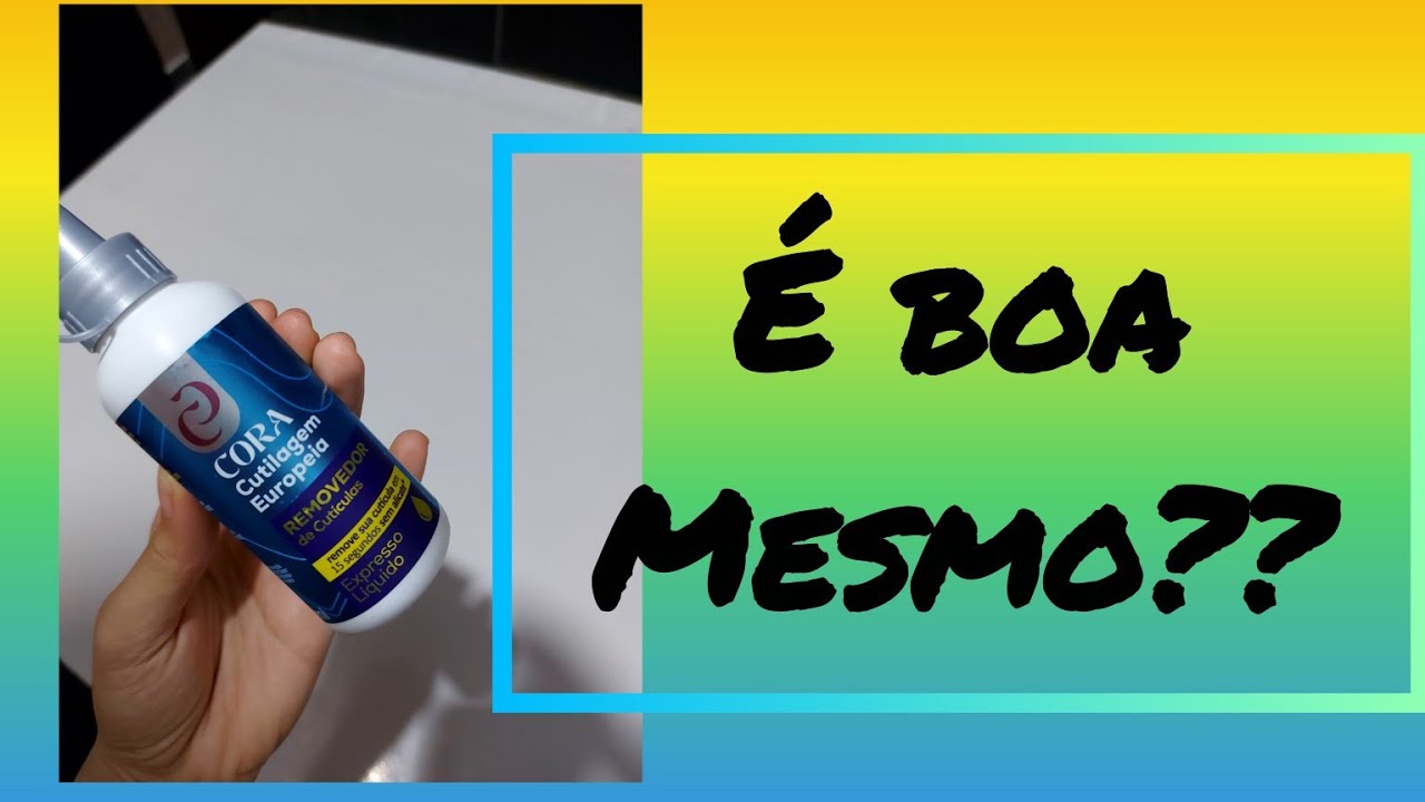Testando Removedor de cutículas Cora Cutilagem Europeia 