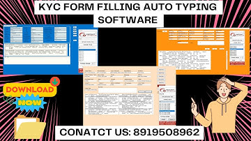 KYC Form Filling Auto Typer Software| KYC Form Filling Auto Typing Software 2025