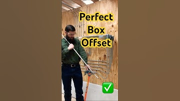 Perfect EMT Box Offset Bend