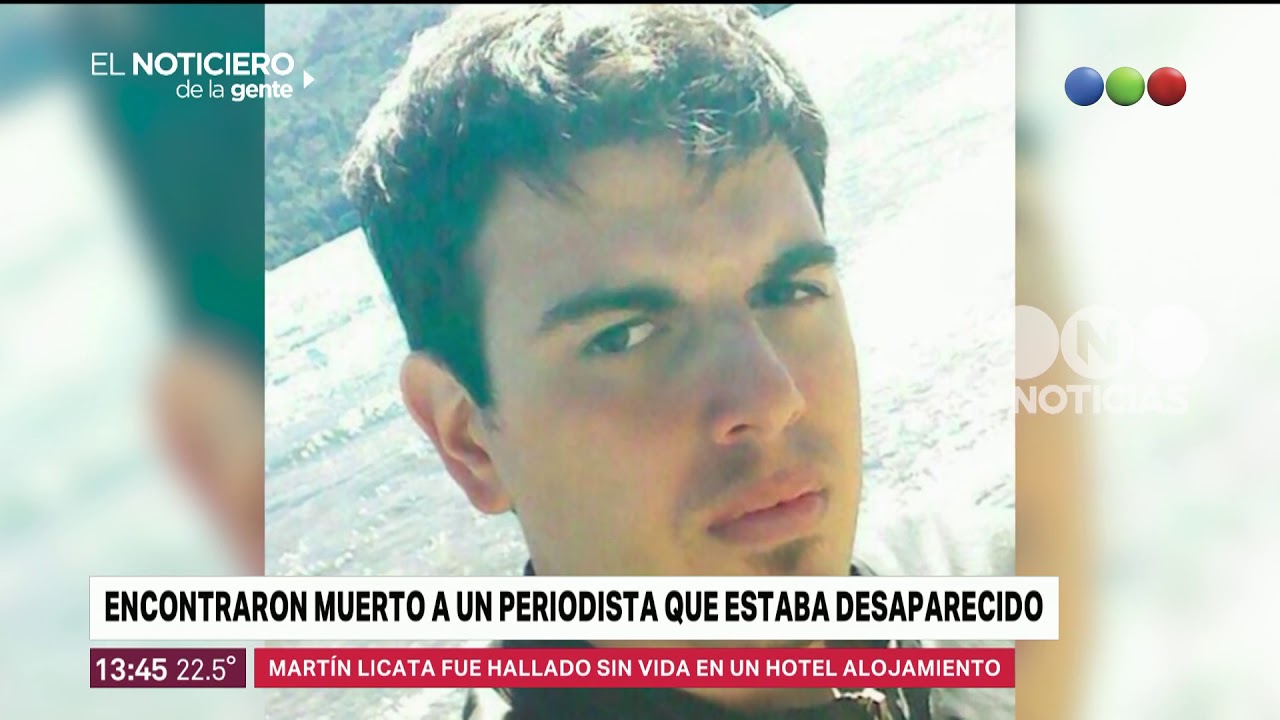 Encontraron muerto a un periodista que estaba desaparecido - El noticiero de la gente buenos aires palermo