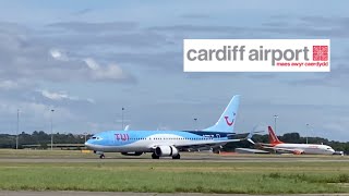 A Busy Sunday Lunchtime At Cardiff Airport | 23/07/23 | (4K)
