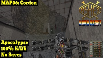 Ashes: Hard Reset | Apocalypse, 100% | MAP06: Cordon