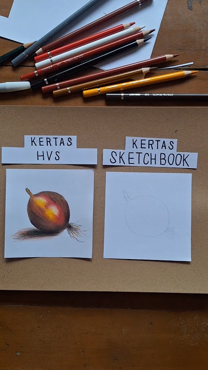 perbedaan kertas hvs dan sketchbook#art#arttutorial#tutorial#art#draw#drawings#art #artin#art