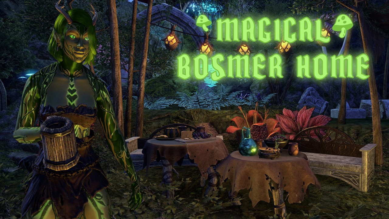 ESO 💫 HOUSING: My Earthtear Cavern became a Bosmer home