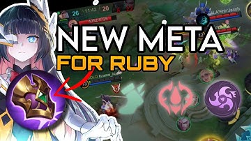 NEW META ITEM FOR RUBY! | RUBY BEST BUILD SET UP | RUBY GAMEPLAY 2025 | RUBY ikanji | MLBB 