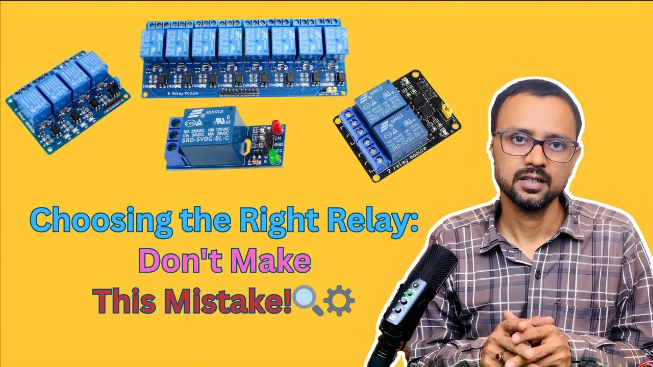 ⚡ Relay Module Comparison | 1, 2, 4, 8 Channel Explained ! 