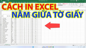 Cách In Trong Excel Nằm Giữa Tờ Giấy A4