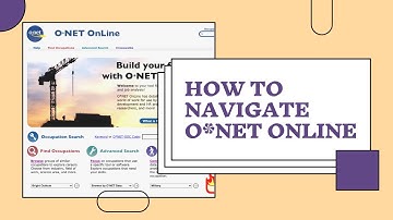 How to Navigate O*Net OnLine (Occupational Search)