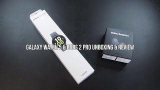 Samsung Galaxy Watch 5 44 mm & Galaxy Buds 2 Pro Unboxing & Review - Are They Any Good?