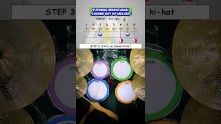 Locked Out of Heaven Drum Tutorial #Shorts #Drums #Drummer #DrumTutorial #Musiccreator #percussion