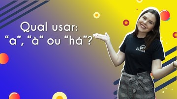 Qual usar a, à ou há? - Brasil Escola