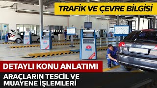 Trafik ve Çevre Bilgisi / Araçların Tescil İşlemleri, Motorlu Araçlara Ait Şartlar ile Muayeneleri