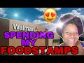 WALMART FOODSTAMPS GROCERY SHOPPING TRIP WITH 4 👶🏾👧🏽🧒🏽👦🏽 OF MY 5 KIDS 😬🙄😍