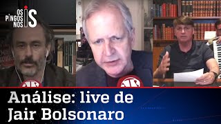 Comentaristas analisam live de Bolsonaro de 30/07/20