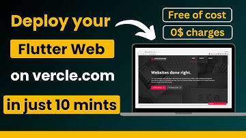 How to deploy a Flutter web app to Vercel? || Deploy Flutter Web App on Vercel || #flutterweb