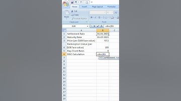 DISC Function In Excel