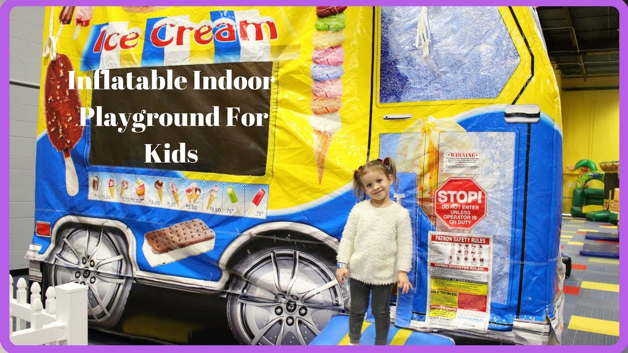 Huge Indoor Inflatable Bounce house Playground For Kids!! YouTube