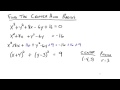 Understanding Circles and Completing the Square
