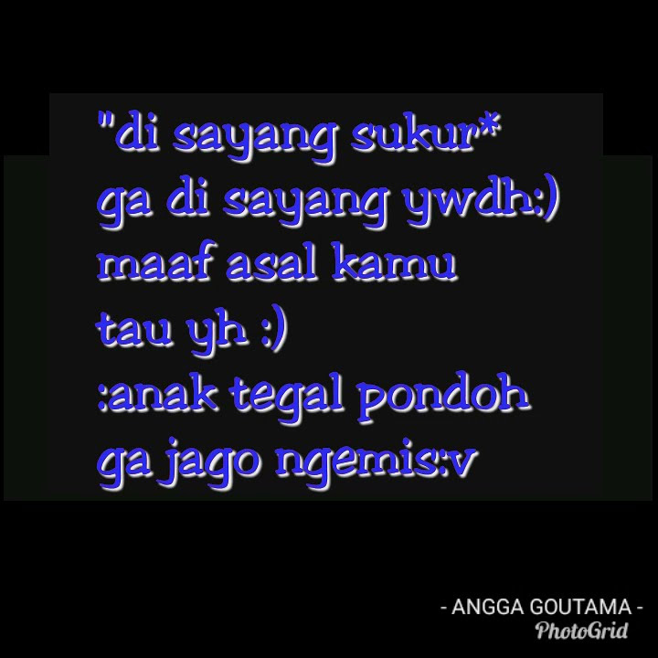 😋Story whatshap *anak tegal pondoh😎