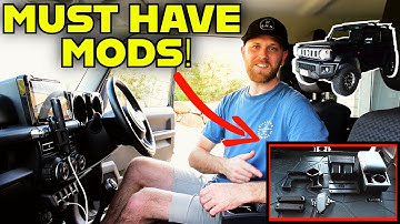 OWN a SUZUKI JIMNY? INSTALL THESE! TOP 4 Interior Modifications For More STORAGE and Extra COMFORT