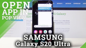 How to Use Apps in Pop Up View in SAMSUNG Galaxy S20 Ultra – Activate Windowed Mode