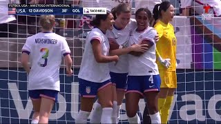 Primer Gol de Tierna Davidson | USWNT vs. Corea del Sur | 1 de Junio, 2024