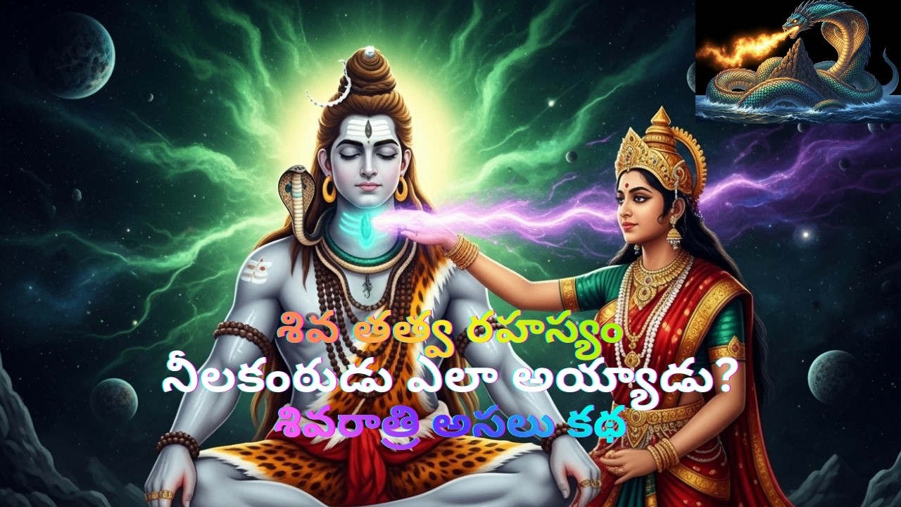 శివరాత్రి అసలు కథ 🔱 | Mahashivaratri Story Telugu | నీలకంఠుడు ఎలా అయ్యాడు?  | శివ తత్వ రహస్యం 🕉️