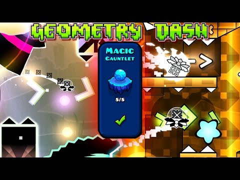 Видео: МАГИЧЕСКИЙ ГАУНТЛЕТ!!! (Прохождение Magic Gauntlet)! ► Geometry Dash #58